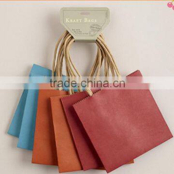 mini kraft paper gift bag, Mini environmental protection bag, Degradable gift bag