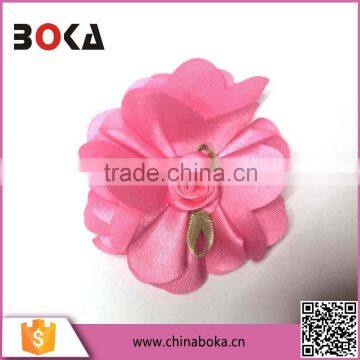 Pink Fabric Flower Applique Decoration, Flower Stage Decoration