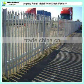 Galvanized W section security palisade fencing(best price)