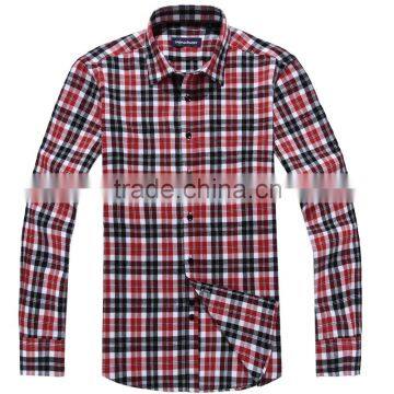 Men's shirts long Sleeve shirts Men's checked Shirts 013