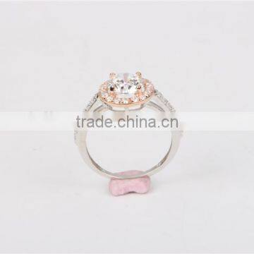 New Arriving Fashion Women Rings Solid14K Gold Jewelry AAAAA CZ photo-4