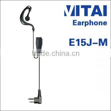 VITAI E15J-M G-Shape Earhook & Earbuds Tube Type Walkie Talkie Earphone