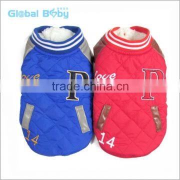 2016 Fashion Warm Fleece Pattern Soft Shell Dog Pet Jacket