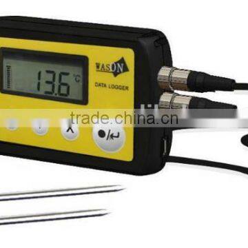 Two probe central temperature data logger
