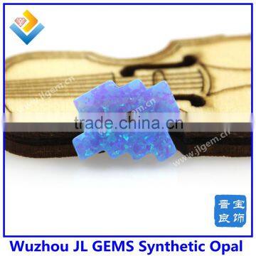 Hot Sales Aquarius Fire White/Blue Opal 78 Colors Optional Gemstone With 12 Horoscope Synthetic Opal photo-2