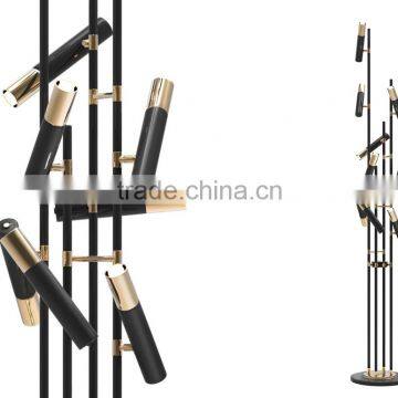 2016 New Design IKE-3/IKE-10 Black-Gold Floor Lamp Iron Lighting PLF8063-3/10 Quality Choice photo-3