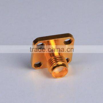 SMA-K, female semi-rigid cable flange connector