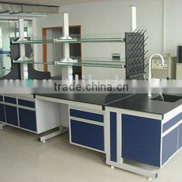 Steel wood laboratory central bench/table/lab furniture/lab central bench