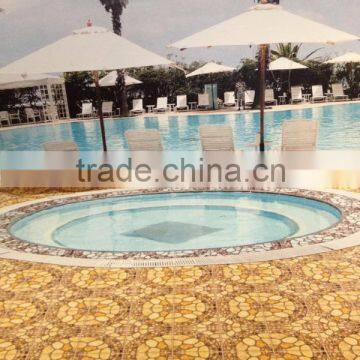 300x300mm brown ceramic swimming pool tile for sale