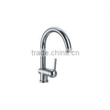 CHROME PLATED SINGLE LEVER BRASS KITCHEN FAUCET