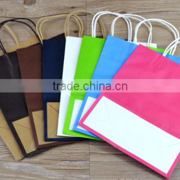 Custom Shopping Brown Paper Bags Wholesale with Logos