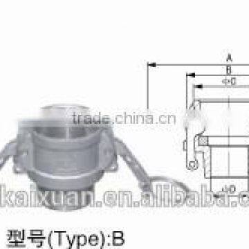 investment casting 3" stainless steel quick camlock coupling b coupler x male npt thread