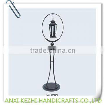 decorative metal floor lantern stand