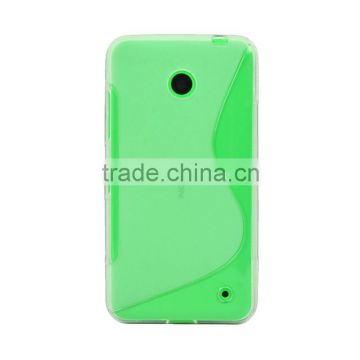 Wholesale price For Nokia Lumia 630 TPU semitransparent S line case