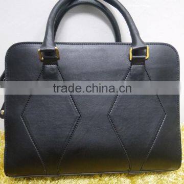 Black leather men briefcase fashion unique leather briefcase china shopping men business bag