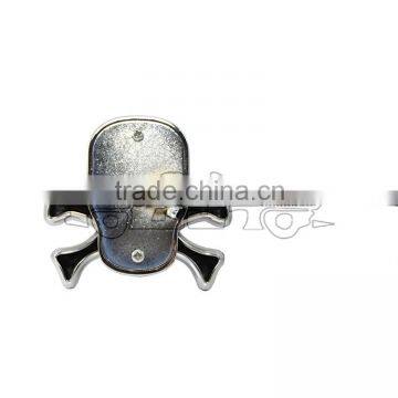 BJ-SL-056S New Arrival Chrome Short Stem ABS Plastic Skull LED Motorcycle Turn Signal Blinker Light photo-4