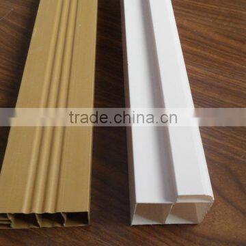 Decorative PVC Profile Jointer, waterproof pvc extrusion profile for bathroom door frame PJA217