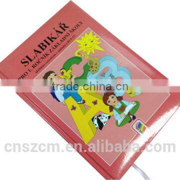 Creative die cut hardcover book printing, direct hardcover color book printing factory