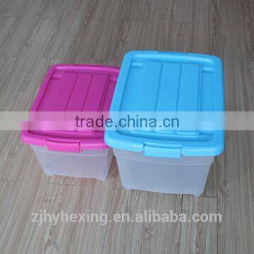 cheap good big plastic storage box with wheels