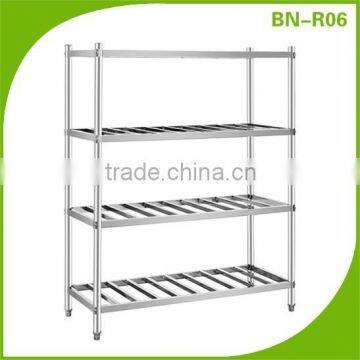 BN-R06 Cosbao Heavy duty stainless steel kitchen storage rack