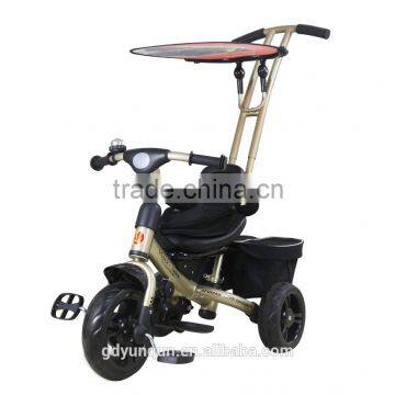 Baby Tricycle/quality Baby Stroller/baby Bicycle With Pedals, Rear Bags, Sun-fender, Bell Ring/ Children Bike YQ10-36 photo-4