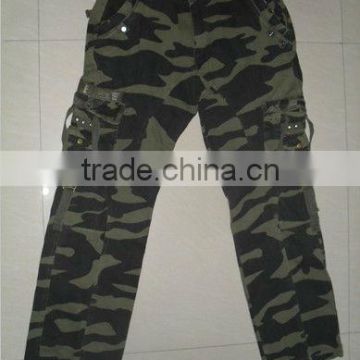 2013 new mens camouflage trousers, SO