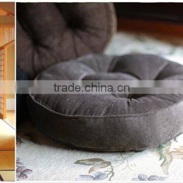 big size soft corduroy round seat cushion, floor cushion