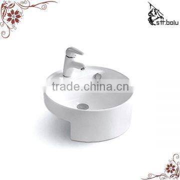 Ceramic washroom sink basin hand wash basin design