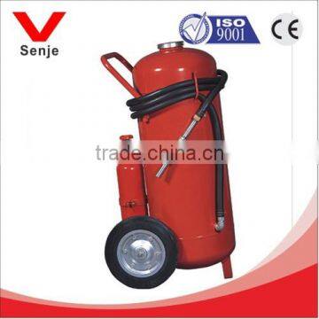 100kg wheeled dry chemical fire extinguisher with external gas cartridge