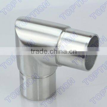 Stainless steel handrail tube connector elbow 90 degreee sharp corner