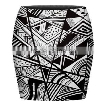 whole sale 3D printing 100% polyester mini skirt with factory price                        
                                                Quality Choice