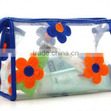 Free sample clear cosmetic pvc bag