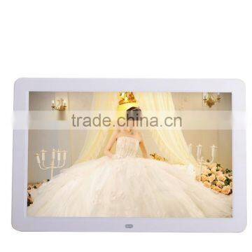 OEM slim 12 inch bulk digital photo frame with video loop