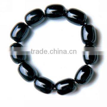 Hot Seller Gemstone Black Agate Nugget Bracelet Jewelry