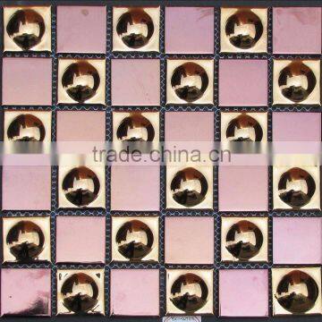 cheap new design gold polished porcelain tile for hotel WT05