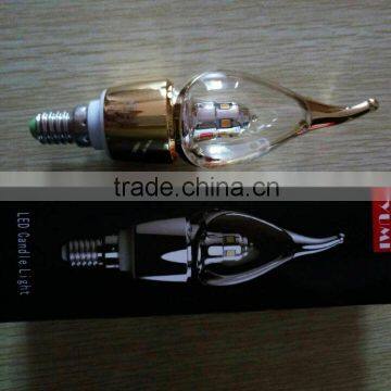 Hotsale Hight Quality Approved Dimmable E14 Base SMD2835 Light Bulb 3W/5W Led Candle Light
