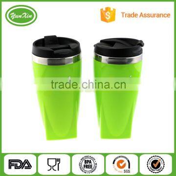 Food Grade Promotional Logo Printed Double Wall Stainless Steel Coffee Travel Mug