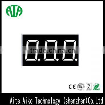 2014 hot sale three digits numerical led display with white