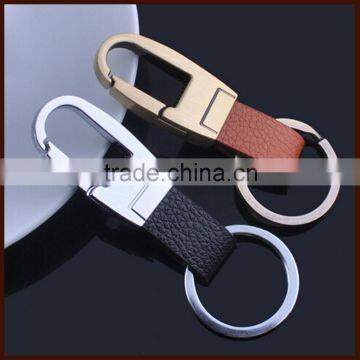 FACTORY SALE OEM leather key ring metal custom keychain/