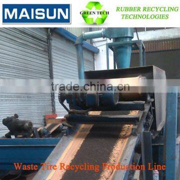 Scrap tire/tyre and rubber powder making machine