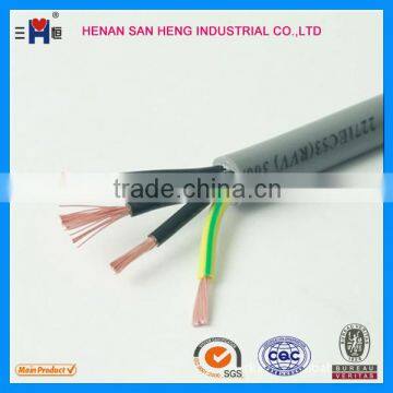 2015 new product strand copper flexible pvc electrical cable