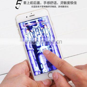 Shockproof 360 Protective Clear Gel Case Cover For Apple IPhone 6 6s Plus photo-6