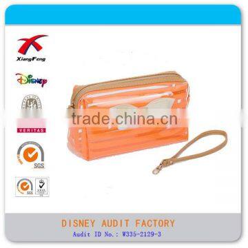 Hot sale fashion beauty transparent cosmetic bag