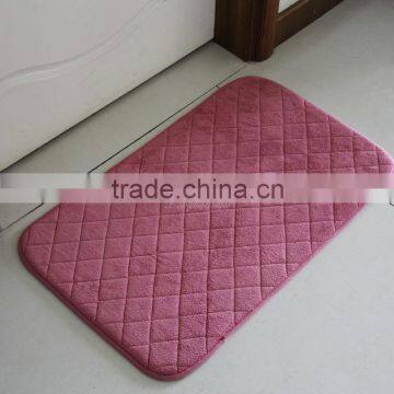 coral fleece floor mat bathroom mat