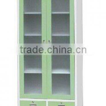 Glass door laboratory cabinet laboratory vessel cabinet