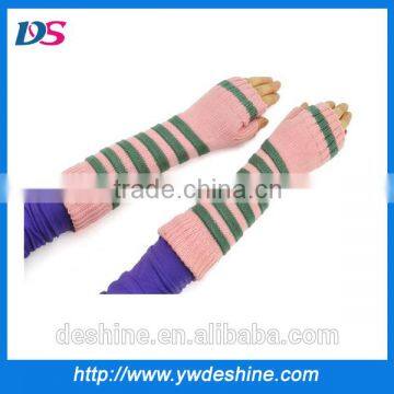 wholesale colorful women fingerless long gloves ST177