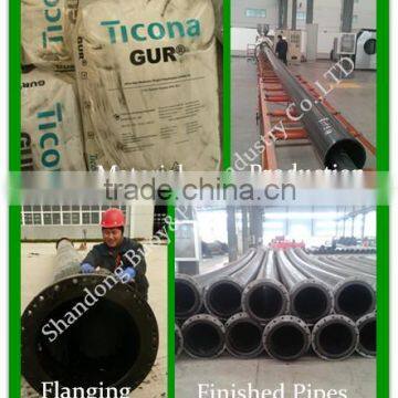 MDPE floating pipe collars for water dredging pipeline