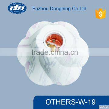 Hot sale lamp base W-19 porcelain lamp holder,ceramic lamp socket