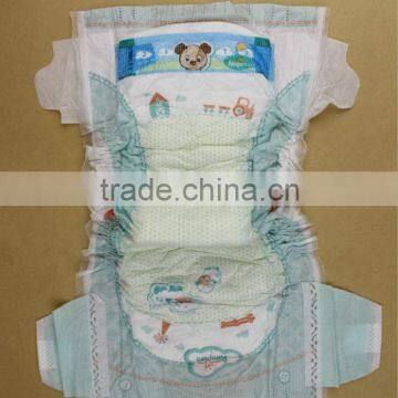 Soft cotton disposable baby diapers with good quality