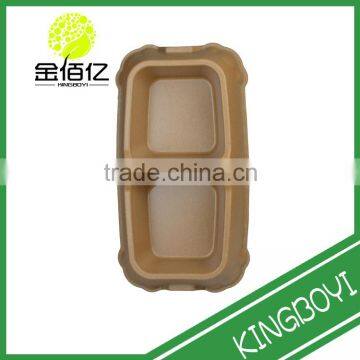 Square Bamboo Fiber Eco-Friendly Pet Two Way Bowl Slow Eating Dog Bowl Cat Bowl photo-3